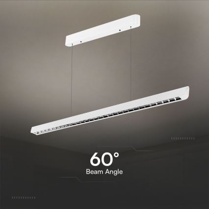 Lampadario LED su cavo LED/36W/230V 3000/4000/6400K bianco