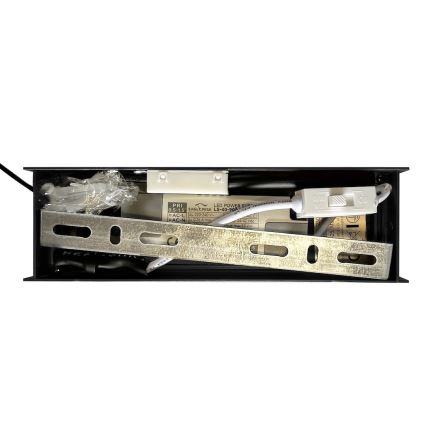 Lampadario LED su cavo LINEA LED/36W/230V 3000/4000/5700K IRC 90 nero