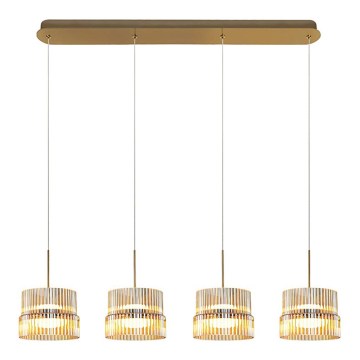 Lampadario LED su cavo LUXE LED/46W/230V ottone