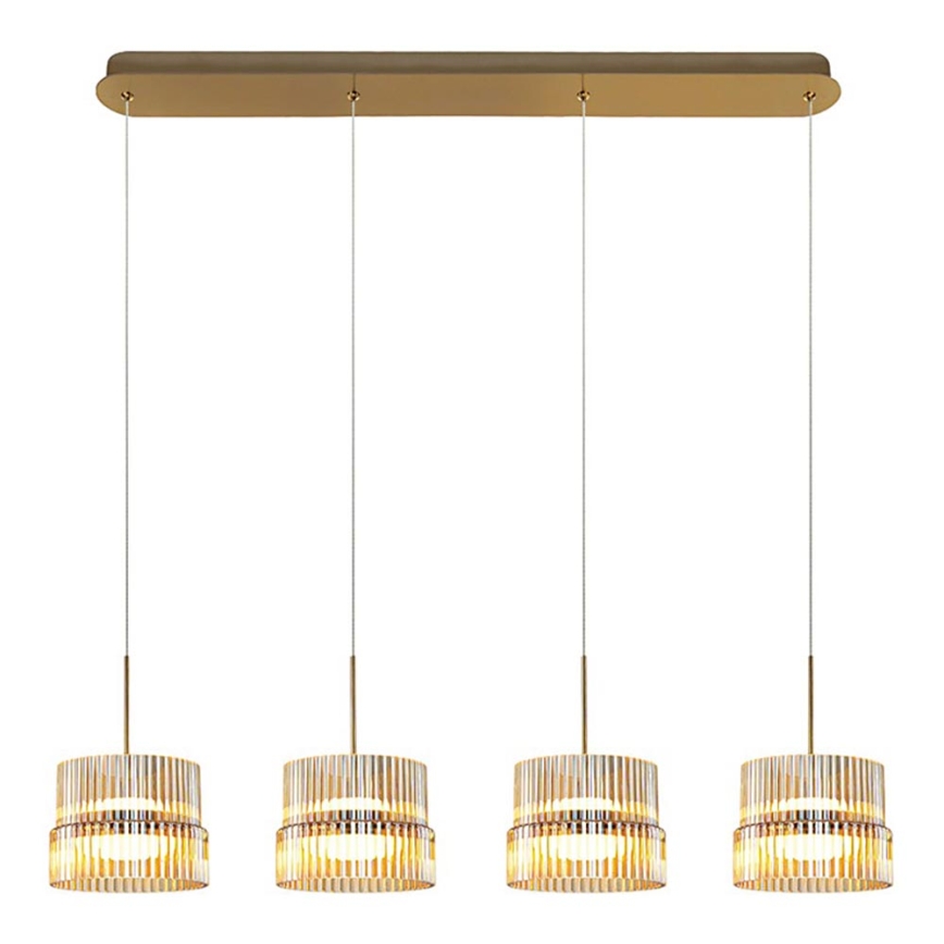 Lampadario LED su cavo LUXE LED/46W/230V ottone