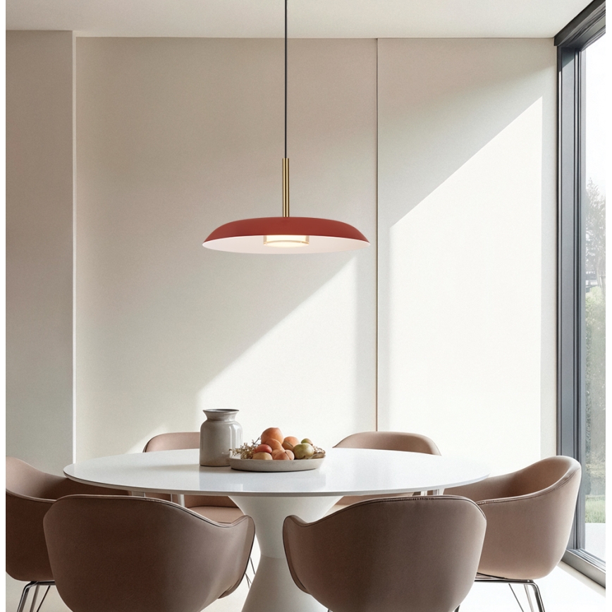 Lampadario LED su cavo NUDO LED/11W/230V 3000/4000/6000K rosso