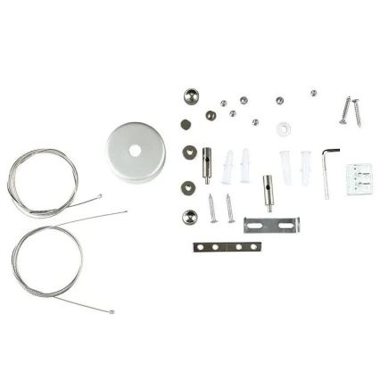 Lampadario LED a cavo CHIP SAMSUNG LED/40W/230V 4000K nero