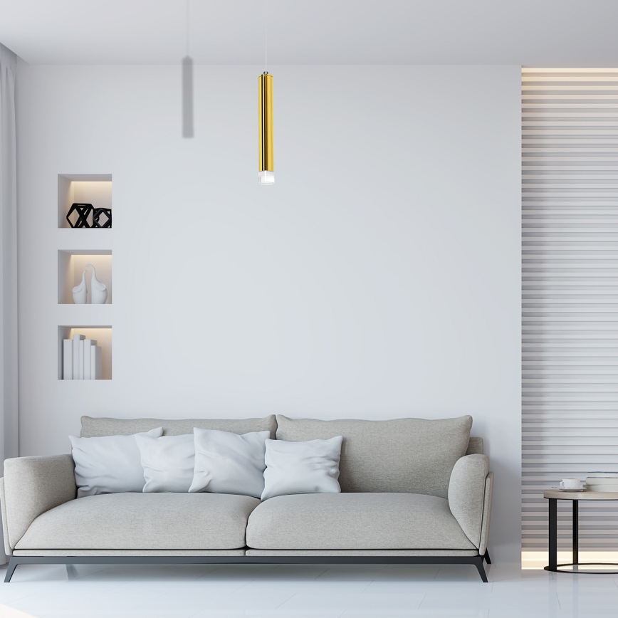 Lampadario LED su filo  GOLDIE 1xLED/5W/230V dorato
