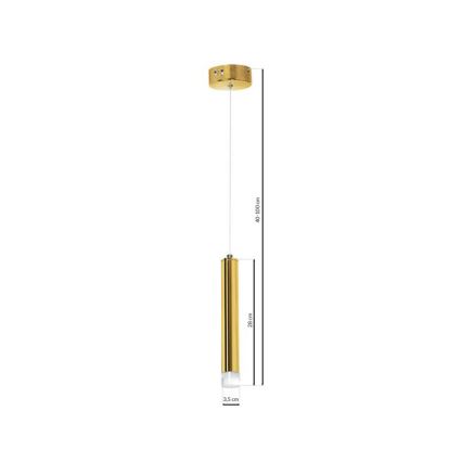 Lampadario LED su filo  GOLDIE 1xLED/5W/230V dorato