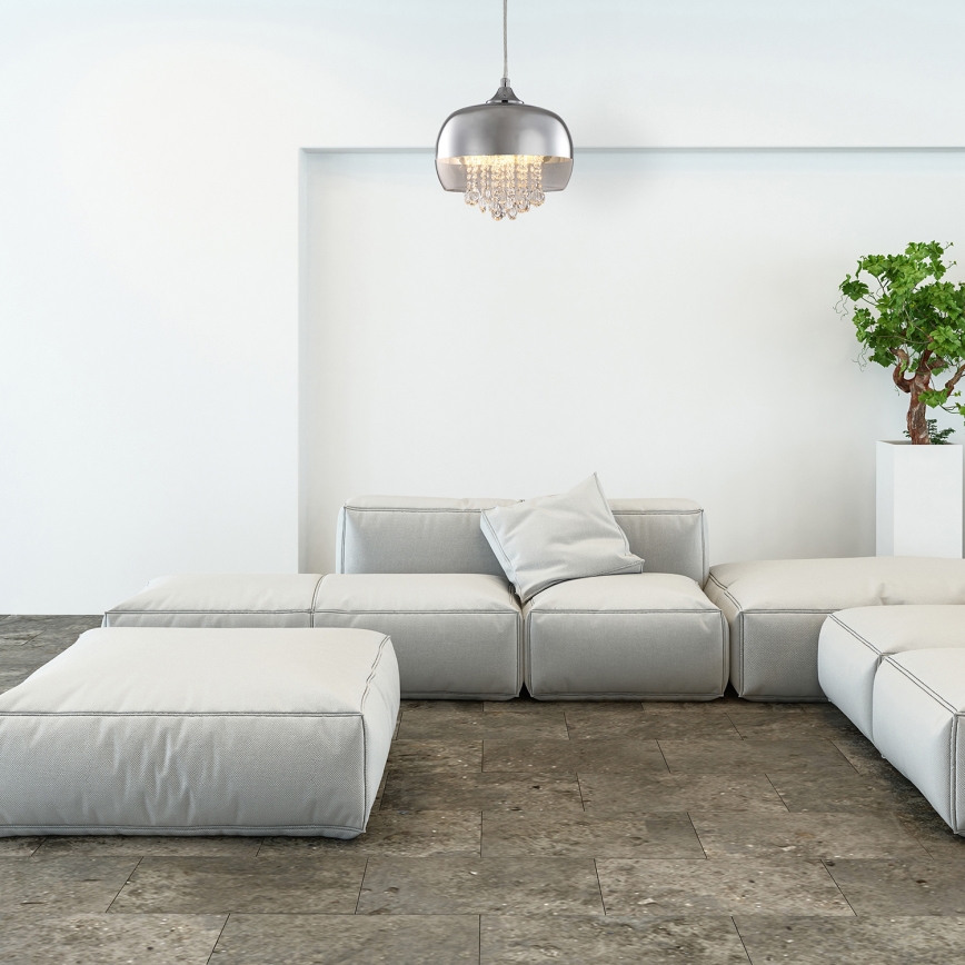 Lampadario LED su filo LUNA 1xE14/40W/230V