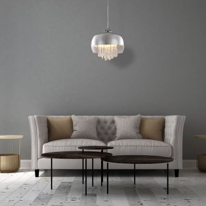 Lampadario LED su filo LUNA 1xE14/40W/230V