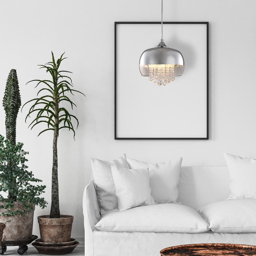 Lampadario LED su filo LUNA 1xE14/40W/230V