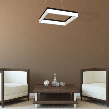 Lampadario LED su filo NERO 1xLED/32W/230V