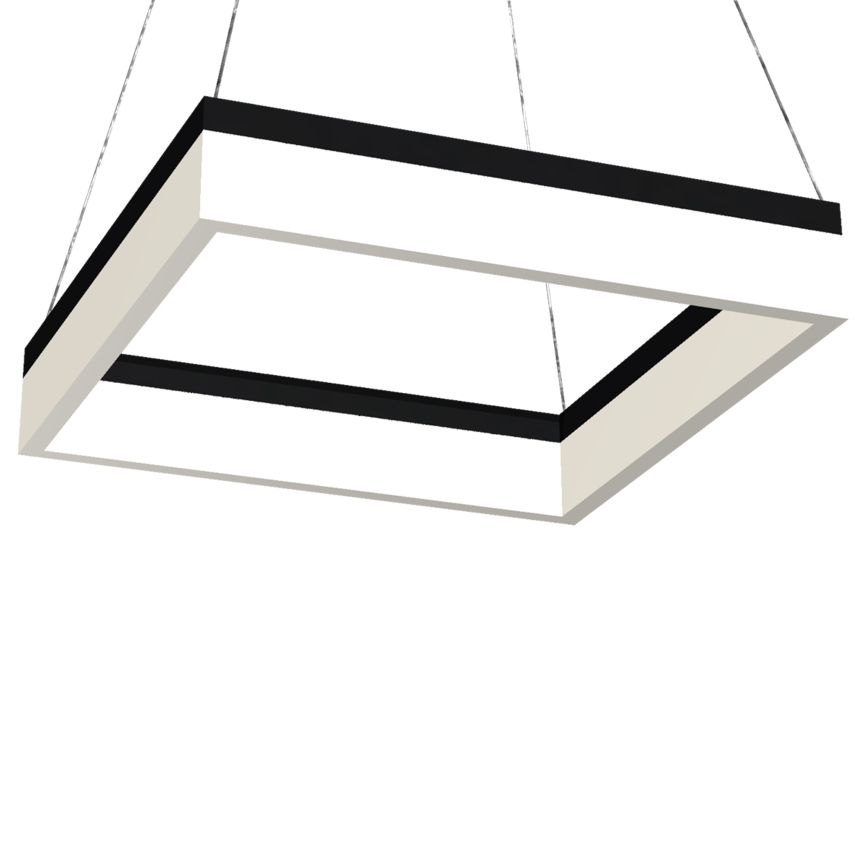 Lampadario LED su filo NERO 1xLED/32W/230V