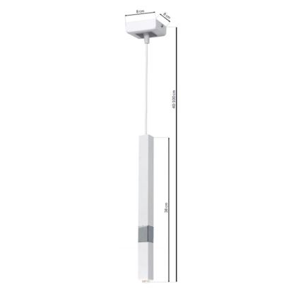 Lampadario LED su fune CASTRO 1xG9/7W/230V