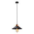 Lampadario MANAVGAT 1xE27/40W/230V nero/marrone