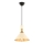 Lampadario MONZA 1xE27/40W/230V Ø 25 cm crema/oro