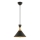 Lampadario MONZA 1xE27/40W/230V Ø 25 cm nero/oro