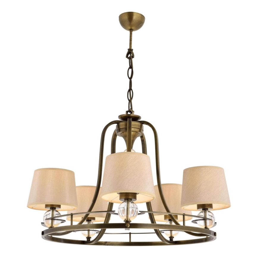 Lampadario NARA 5xE27/40W/230V ottone