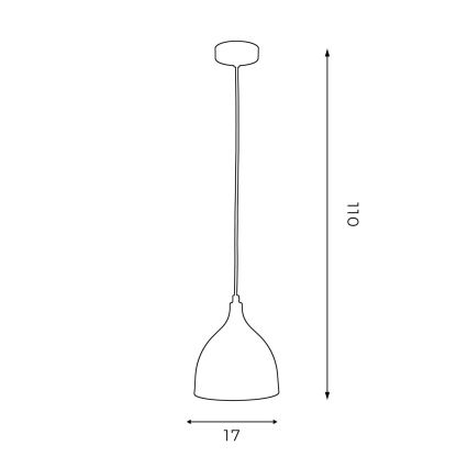 Lampadario NOAK 1xE27/60W/230V