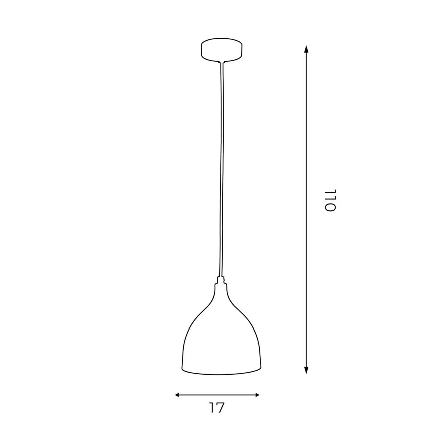 Lampadario NOAK YOUNG 1xE27/60W/230V