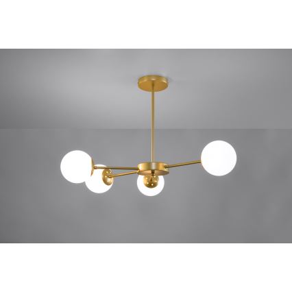 Lampadario on a pole MATI 4xG9/20W/230V oro