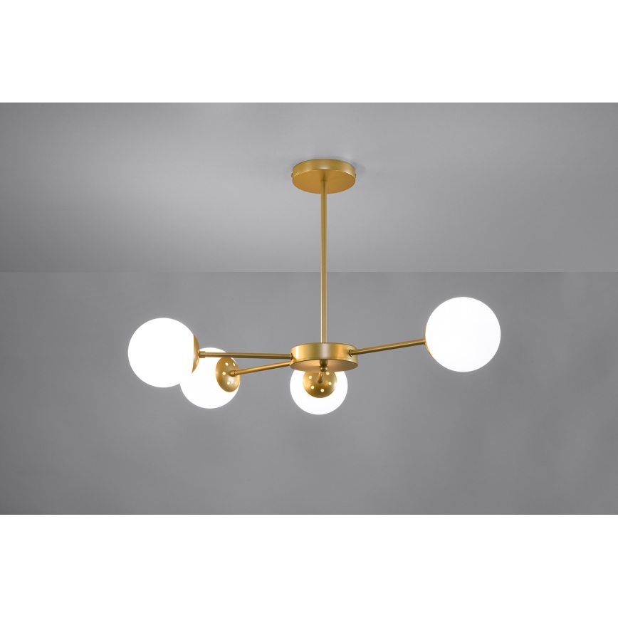 Lampadario on a pole MATI 4xG9/20W/230V oro