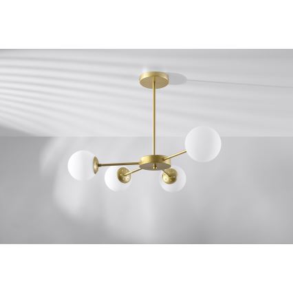 Lampadario on a pole MATI 4xG9/20W/230V oro