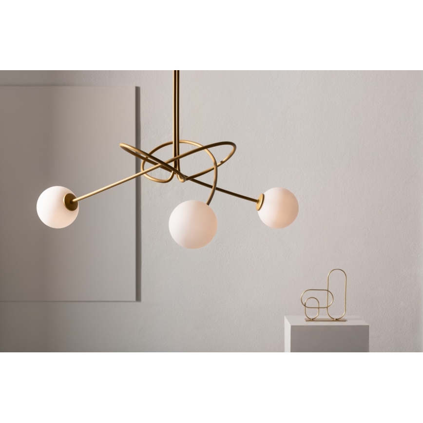 Lampadario on a pole VELVET 3xG9/12W/230V oro