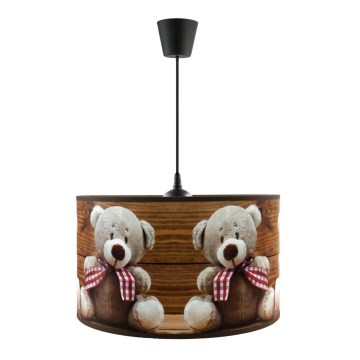 Lampadario per bambini a cavo BEARS 1xE27/60W/230V
