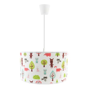 Lampadario per bambini a cavo FOREST 1xE27/60W/230V