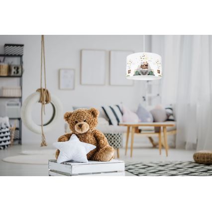 Lampadario per bambini BEARS 1xE27/60W/230V