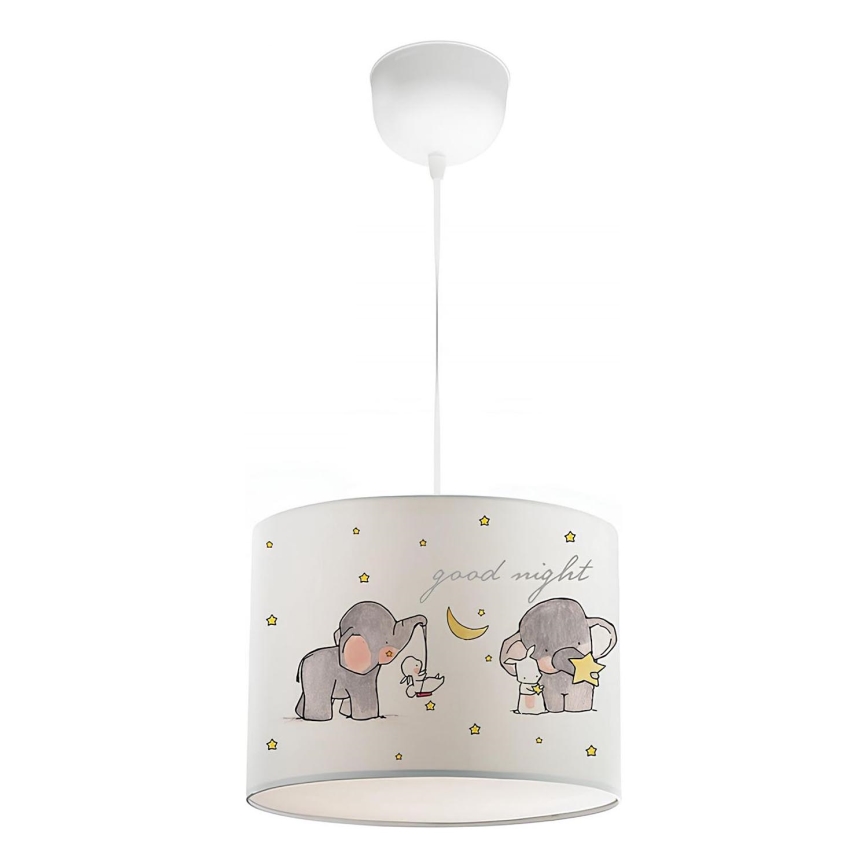 Lampadario per bambini CANDY 1xE27/40W/230V bianco/beige
