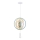 Lampadario per bambini con cavo HOOPS 1xE27/20W/230V diam. 27 cm multicolore