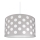 Lampadario per bambini DOTS grigio 1xE27/60W/230V