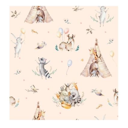 Lampadario per bambini KIDS ROOM 1xE27/60W/230V Ø 40 cm con animaletti