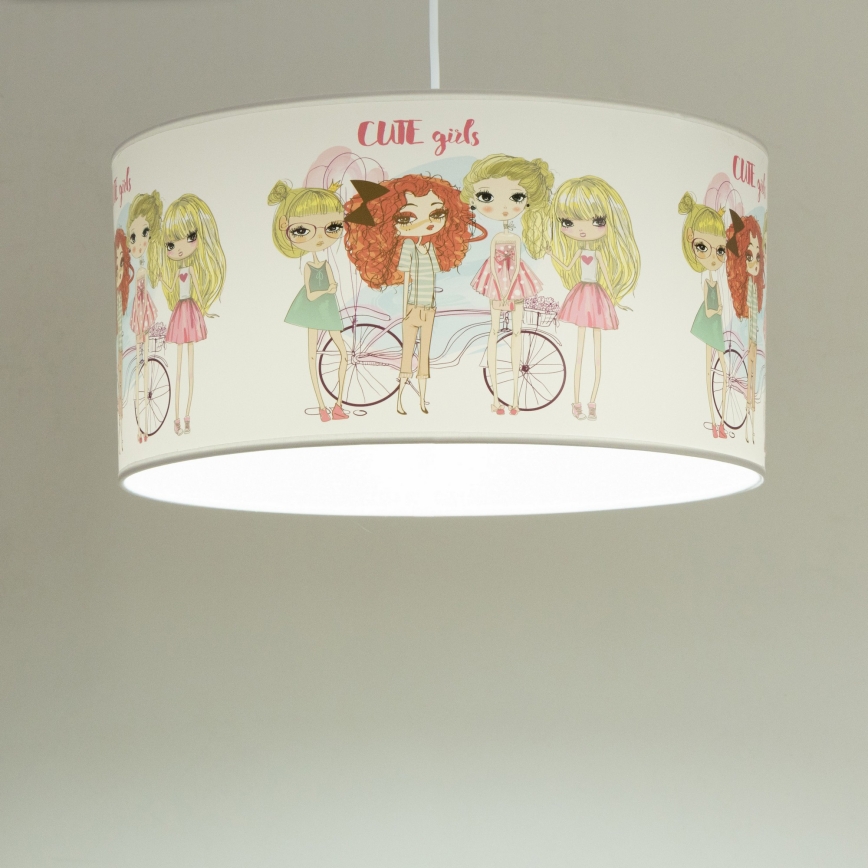 Lampadario per cameretta GIRLS VIBES 1x E27/60W/230V Ø 40 cm per ragazze