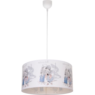 Lampadario per cameretta GIRLS VIBES 1xE27/60W/230V Ø 40 cm Paris