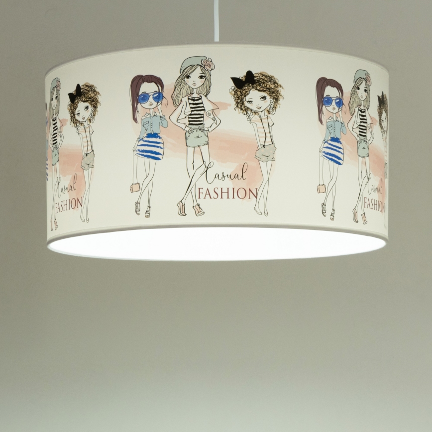 Lampadario per cameretta GIRLS VIBES 1xE27/60W/230V Ø 40 cm per ragazze
