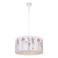 Lampadario per cameretta GIRLS VIBES 1xE27/60W/230V Ø 40 cm per ragazze