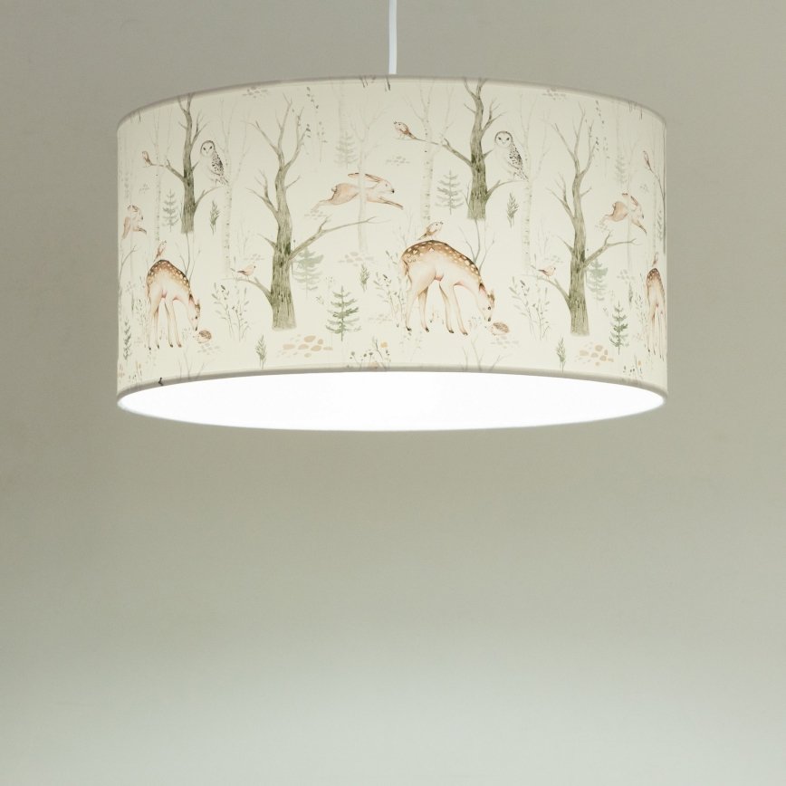 Lampadario per cameretta KIDS ROOM 1x E27 (max. 60W) 230V, Ø 40 cm, con animaletti