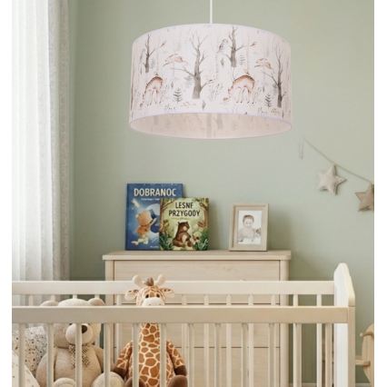 Lampadario per cameretta KIDS ROOM 1x E27 (max. 60W) 230V, Ø 40 cm, con animaletti