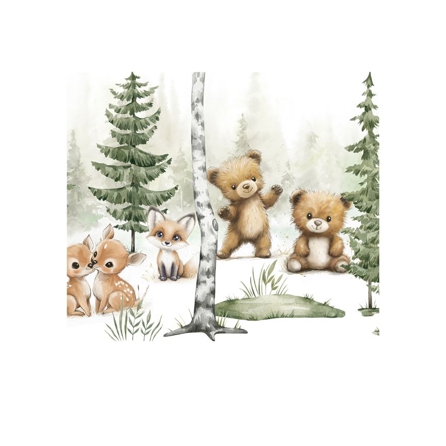 Lampadario per cameretta KIDS ROOM 1xE27/60W/230V Ø 40 cm a tema animali