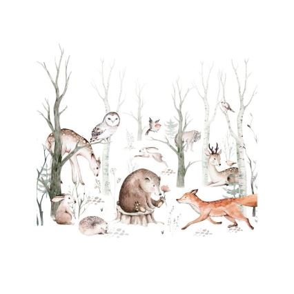 Lampadario per cameretta KIDS ROOM 1xE27/60W/230V Ø 40 cm con animaletti