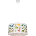 Lampadario per cameretta KIDS ROOM 1xE27/60W/230V Ø 40 cm dinosauro