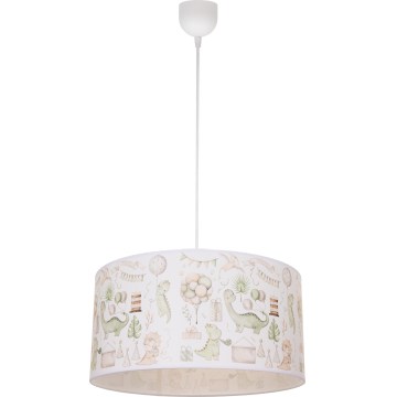 Lampadario per cameretta KIDS ROOM 1xE27/60W/230V Ø 40 cm dinosauro