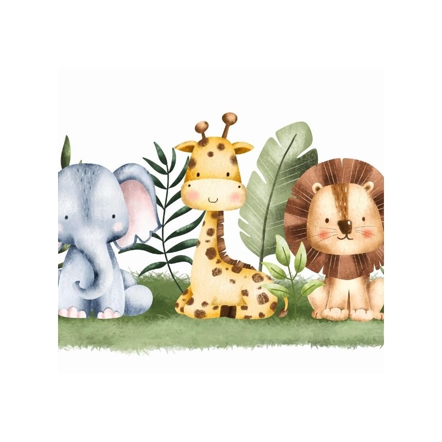 Lampadario per cameretta KIDS ROOM 1xE27/60W/230V Ø 40 cm giungla