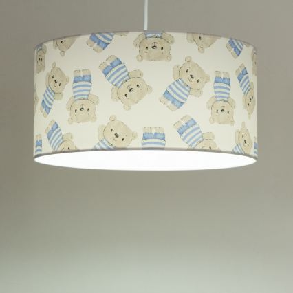 Lampadario per cameretta KIDS ROOM 1xE27/60W/230V Ø 40 cm orsacchiotto