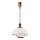 Lampadario regolabile RAMONA 1xE27/60W/230V beige/marrone scuro/pino