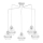 Lampadario RING 5xE27/60W/230V ragno bianco