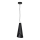 Lampadario ROLL 1 1xE27/60W nero