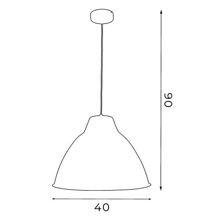 Lampadario SKAL 1xE27/60W/230V