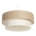 Lampadario sospeso a cavo DUO 1xE27/60W/230V Ø 50 cm beige/crema