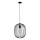 Lampadario sospeso a cavo OVELLA 1xE27/15W/230V diam. 34 cm nero