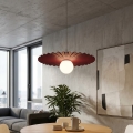 Lampadario sospeso a cavo UMBRA 1xG9/8W/230V rosso
